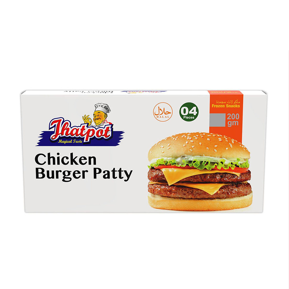 Okaypia Jhatpot Chicken Burger Patty 200gm
